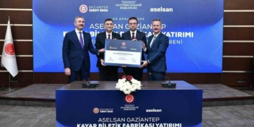 Aselsan Gaziantep Kayar Bilezik Fabrikası İçin Ortaklık İmza Töreni Gerçekleştirildi
