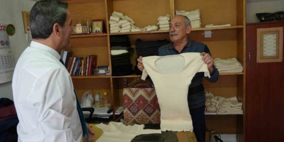 Asırlardır üretilen Kastamonu fanilasına kış günlerinde yoğun ilgi