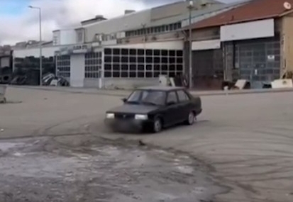 Attığı drift sosyal medyaya düştü 46 bin TL ceza yedi