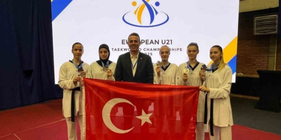 Avrupa Ümitler Taekwondo Şampiyonası’nda 5 madalya