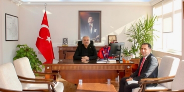 Aydın Aile ve Sosyal Hizmetler İl Müdürü Türkoğlu, Kaymakam Akça ile bir araya geldi