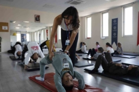 Aydın Büyükşehir Belediyesi’nin jimnastik eğitimleri devam ediyor