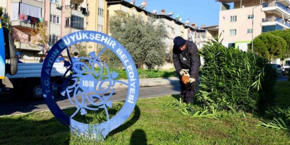 Aydın Büyükşehir’den Nazilli’de temizlik ve bakım çalışması