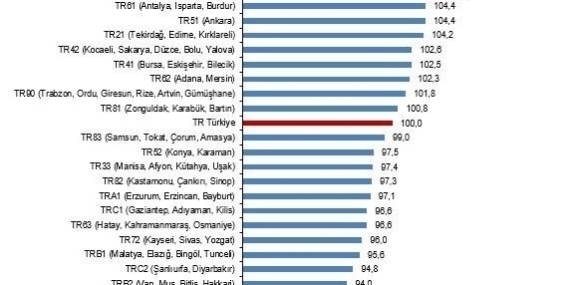 Aydın-Denizli-Muğla Bölgesi, Türkiye ortalamasına göre daha pahalı