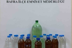 Bafra’da sahte alkol operasyonu