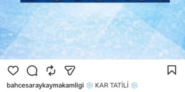 Bahçesaray’da taşımalı eğitime 1 gün ara