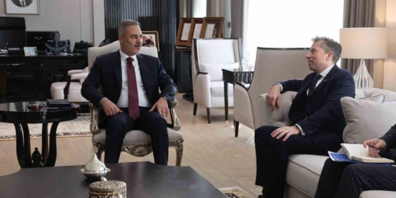 Bakan Fidan, BM İnsani İşlerden Sorumlu Genel Sekreter Yardımcısı ve Acil Yardım Koordinatörü Fletcher’i kabul etti