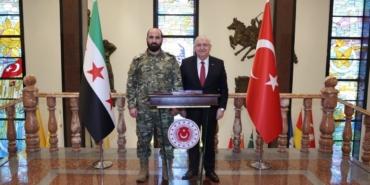Bakan Güler, Suriye Genelkurmay Başkanı Tümgeneral Nureddin Ali Na’san’ı kabul etti