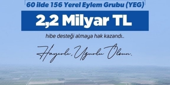 Bakan Yumaklı: "LEADER Yaklaşımı Tedbiri’ne başvuruda bulunan 60 ildeki 156 Yerel Eylem Grubunun tamamı desteklenmeye hak kazandı"