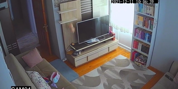 Balıkesir’de kameralara yansıyan görüntüler depremin şiddetini gözler önüne serdi