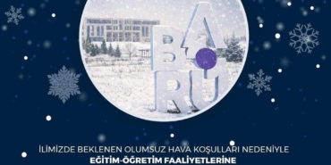Bartın Üniversitesi’nde eğitime tatili
