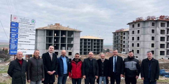 Başkan Albayrak, TOKİ çalışmalarını yerinde inceledi