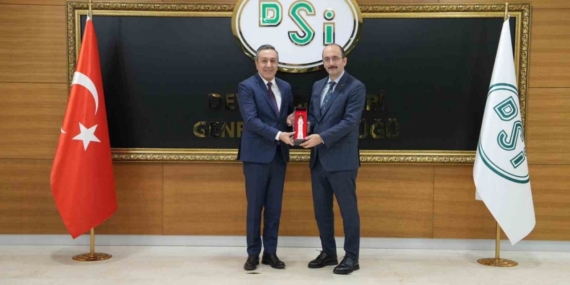 Başkan Dere, DSİ Genel Müdürü Balta’yla ilçedeki altyapı projelerini değerlendirdi