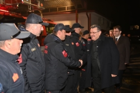 Başkan Genç’ten yılbaşında görev yapan personele ziyaret