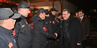 Başkan Genç’ten yılbaşında görev yapan personele ziyaret