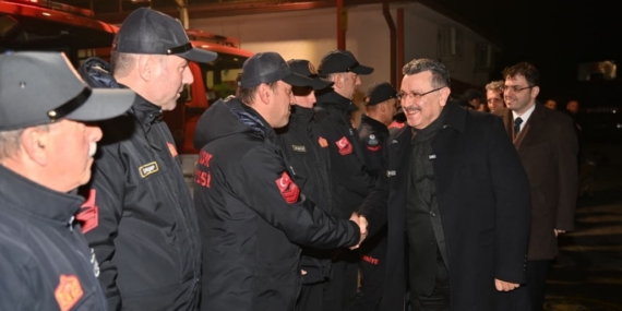 Başkan Genç’ten yılbaşında görev yapan personele ziyaret