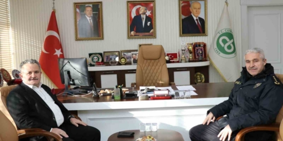 Başkan Koloğlu, Emniyet Müdürü Ergüder’i ağırladı