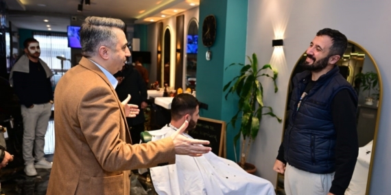 Başkan Yılmaz’dan komşu ziyareti