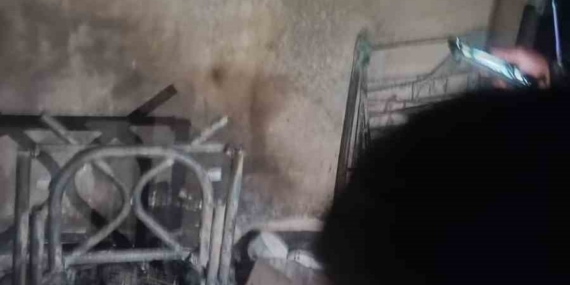 Batman’da apartman boşluğunda çıkan yangın söndürüldü