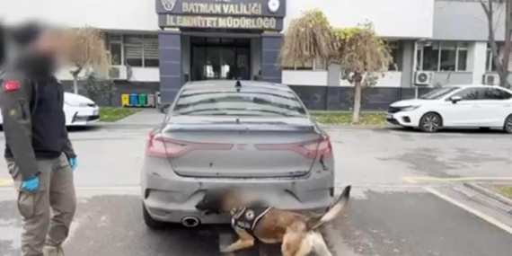 Batman’da bir otomobilde 56 kilo esrar ele geçirildi