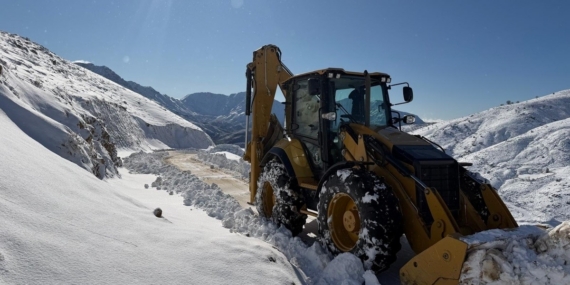 Batman’da kar yağışı ulaşımı aksattı