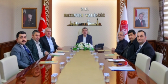 Bayburt’ta ekonomik yatırımlar değerlendirildi
