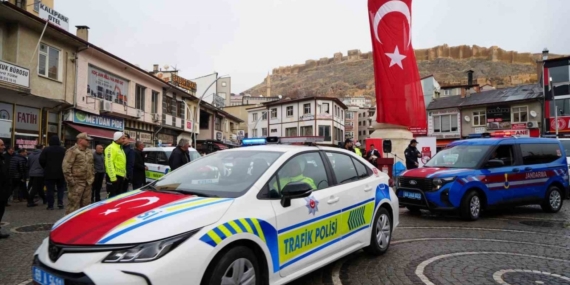 Bayburt’un güvenlik filosuna 34 yeni araç eklendi