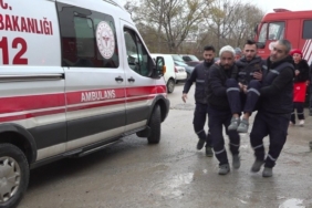 Beton fabrikasında yangın: 2 işçi dumandan etkilendi