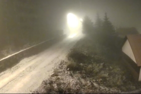 Beypazarı’nın yüksek kesimlerinde kar yağışı etkili oldu