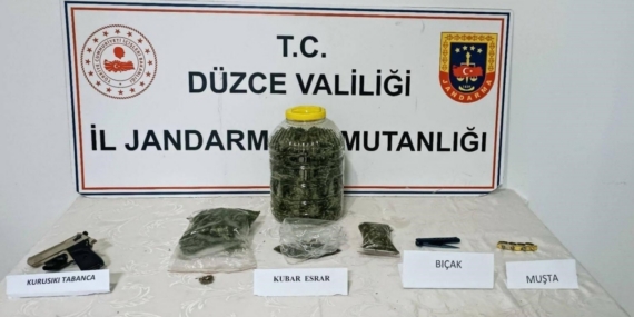 Bidondan turşu yerine uyuşturucu çıktı