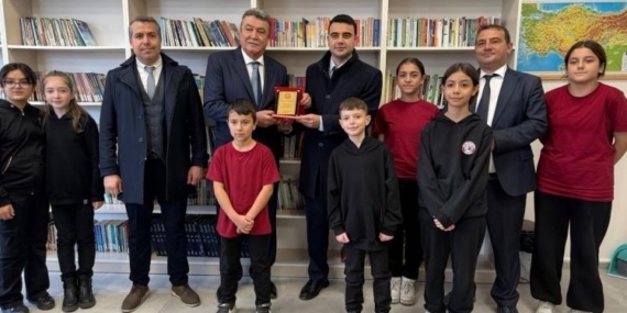 Bilecik’te hayırsever desteğiyle okul kütüphanesi yenilendi