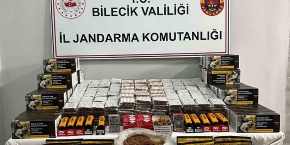 Bilecik’te kaçak makaron operasyonu