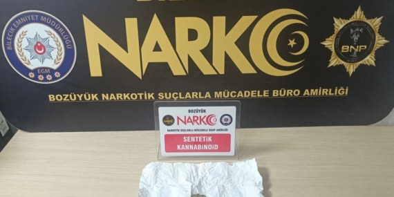 Bilecik’te uyuşturucu operasyonu: 1 gözaltı