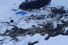 Bingöl’de otomobil şarampole yuvarlandı: 4 yaralı