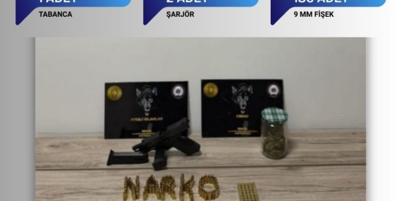 Bingöl’de tabanca ele geçirildi