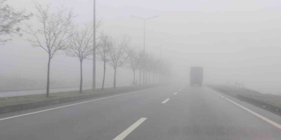Bingöl’de yoğun sis etkili oldu