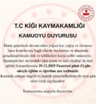 Bingöl’ün 2 ilçesinde eğitime 1 gün ara verildi