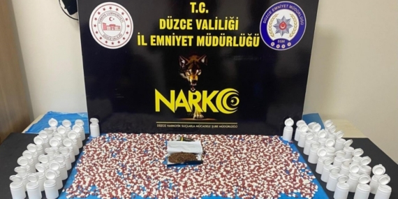 Binlerce uyuşturucu hapla yakalandı