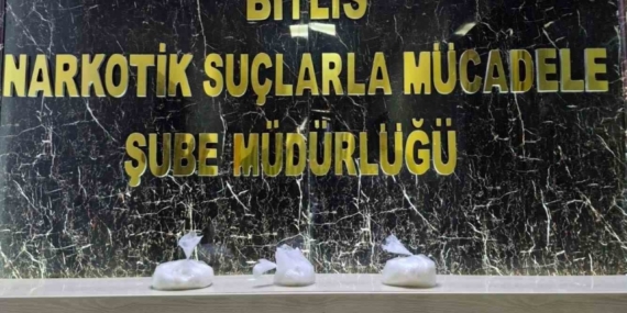 Bitlis’te 3 kilo 210 gram metamfetamin ele geçirildi
