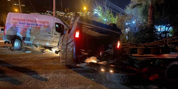 Bodrum’da trafik kazası: 1 ölü, 2 yaralı