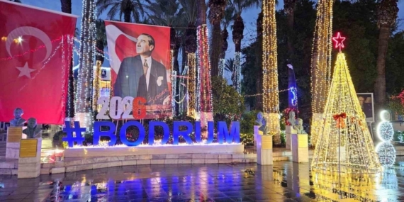 Bodrum’da yılbaşı hareketliliği zirveye ulaştı