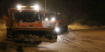 Bolu Dağı’nda kar yağışı devam ediyor