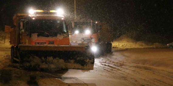 Bolu Dağı’nda kar yağışı devam ediyor