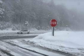 Bolu Dağı’nda kar yağışı yeniden başladı