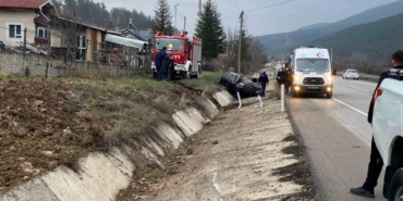Bolu’da trafik kazası: 2 yaralı