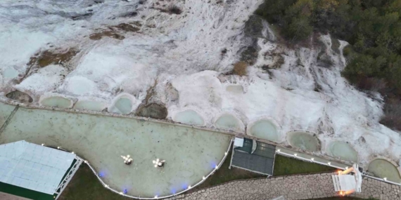"Bolu’nun Pamukkalesi"nde kış sessizliği