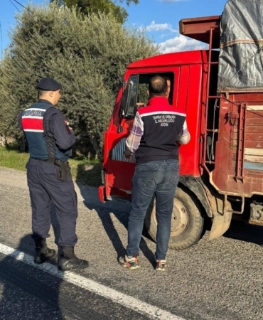 Bozdoğan’da ilçe tarım ve jandarmadan yol denetimi