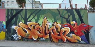 Bozüyük’te okul duvarları sanatla hayat buldu