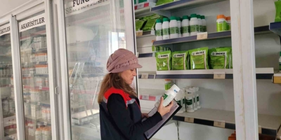 Buharkent’te bitki koruma ve gübre bayilerine denetim