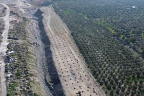 Buharkent’te İlek Bahçesi Projesi’nde altyapı çalışmaları sürüyor